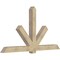 Ekena Millwork Kennewick Rough Sawn Timber Gable Bracket, Douglas Fir, 96"W x 52"H x 6"D x 6"F, 13/12 Pitch GBW096X52X0606KEN00RDF - alternate 5